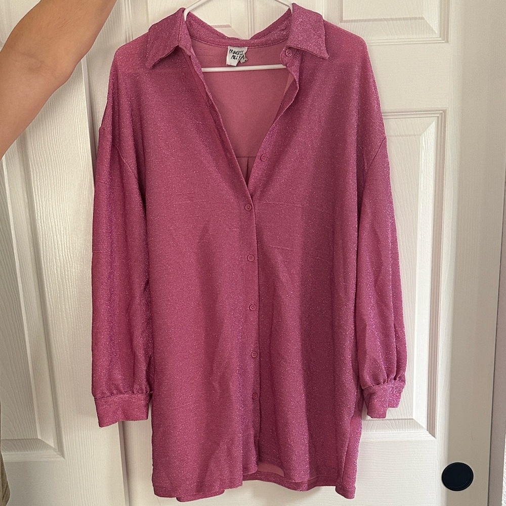 Princess Polly Pink Button Down Shirt